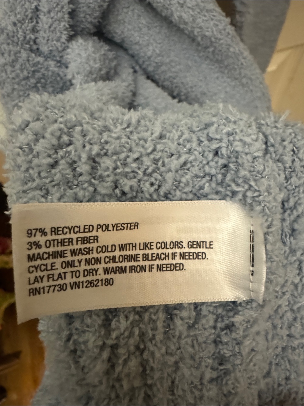 stars above Light Blue Plush Robe - NWT - size xl/xxl - Picture 4 of 7